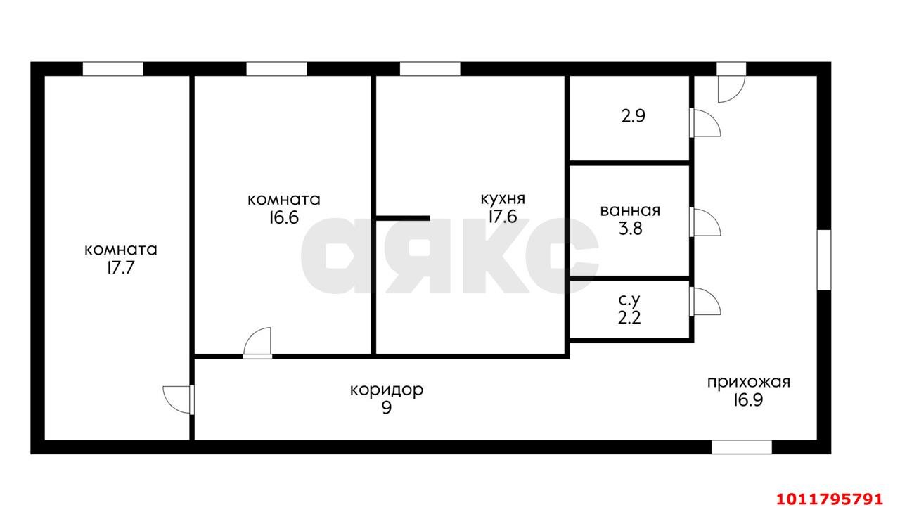 Фото №11: 2-комнатная квартира 86 м² - Верхневеденеевский, ул. Шоссейная, 19