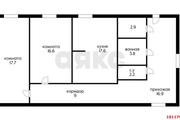 Фото №4: 2-комнатная квартира 86 м² - Верхневеденеевский, ул. Шоссейная, 19