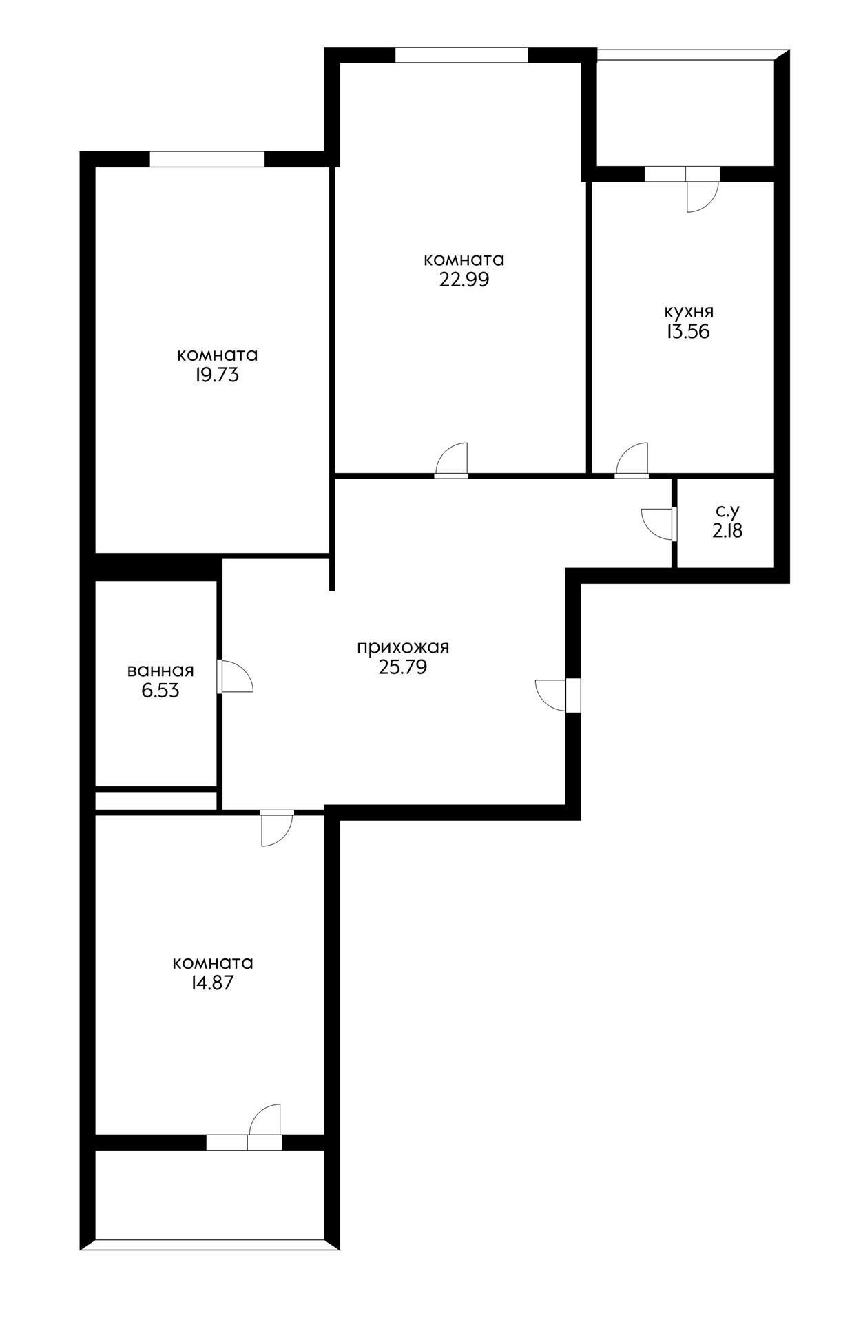 Фото №16: 3-комнатная квартира 112 м² - Краснодар, Прикубанский внутригородской округ, мкр. Краевая Клиническая Больница, ул. Черкасская, 55