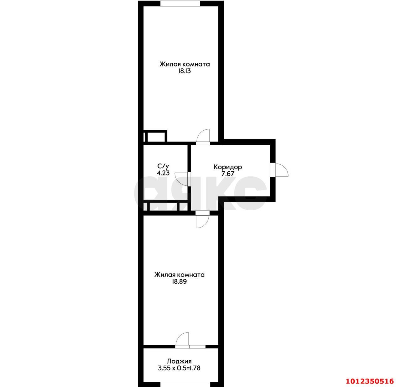 Фото №8: 1-комнатная квартира <span class="whitespace-nowrap">50 м²</span>, <span class="whitespace-nowrap">6/25 эт.</span> - Краснодар, Прикубанский внутригородской округ, Круглик, жилой комплекс Сердце, мкр. Школьный, ул. Школьная, 1