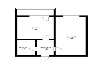 Фото №2: 1-комнатная квартира 41 м² - Яблоновский, ул. Гагарина, 148/1к9