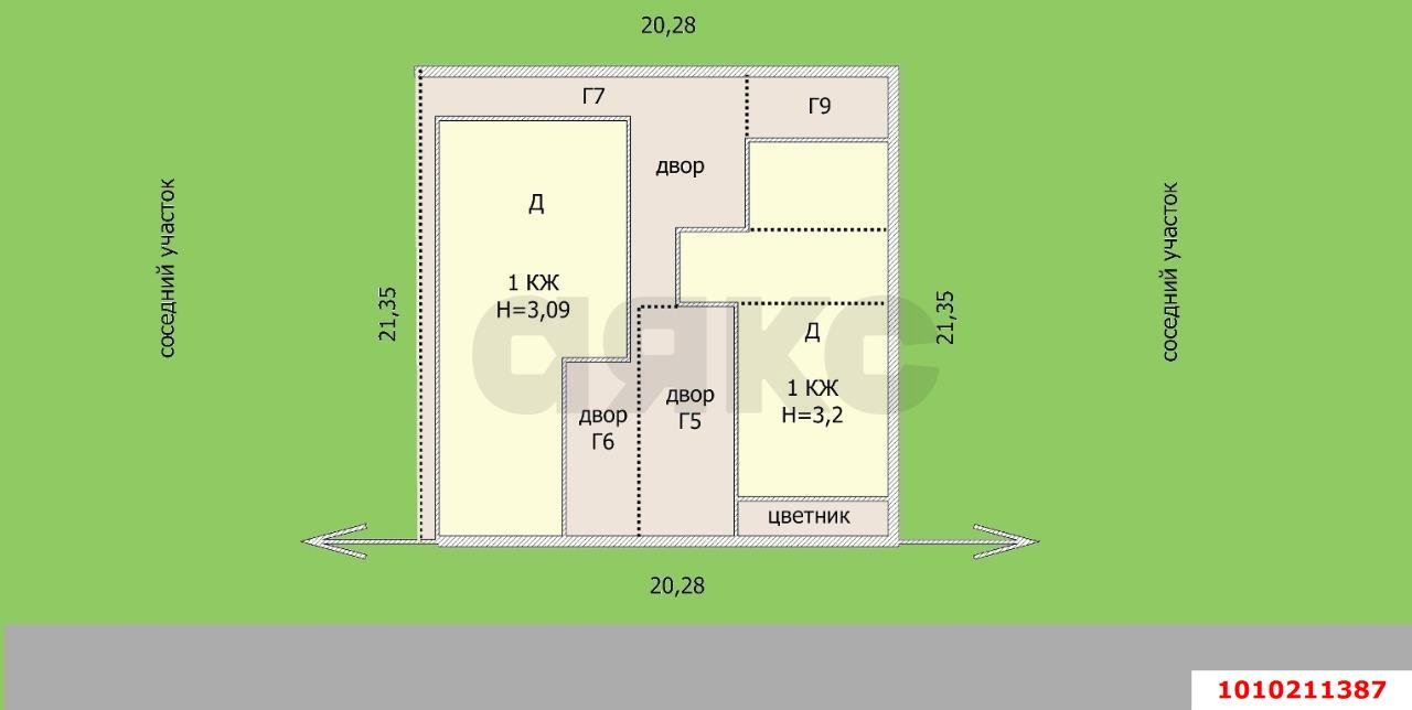 Фото №7: Дом 200 м² + 4.4 сот. - Краснодар, Фестивальный, ул. Воровского, 153