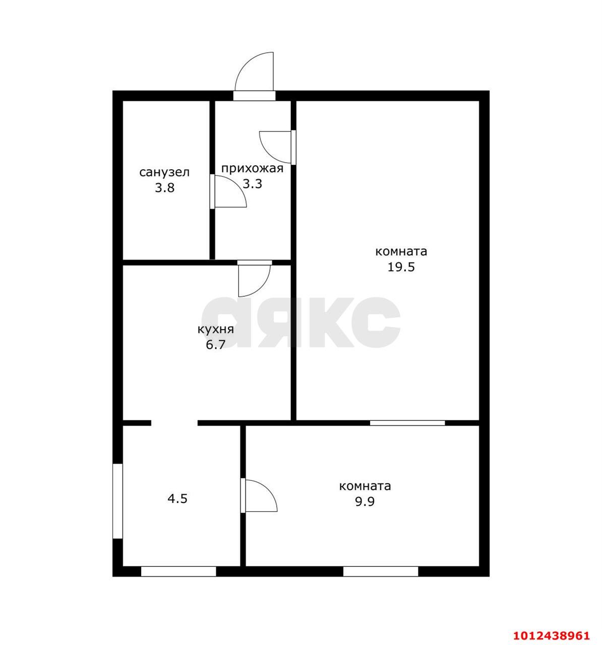Фото №17: 2-комнатная квартира 50 м² - Краснодар, Черёмушки, ул. Селезнёва, 210