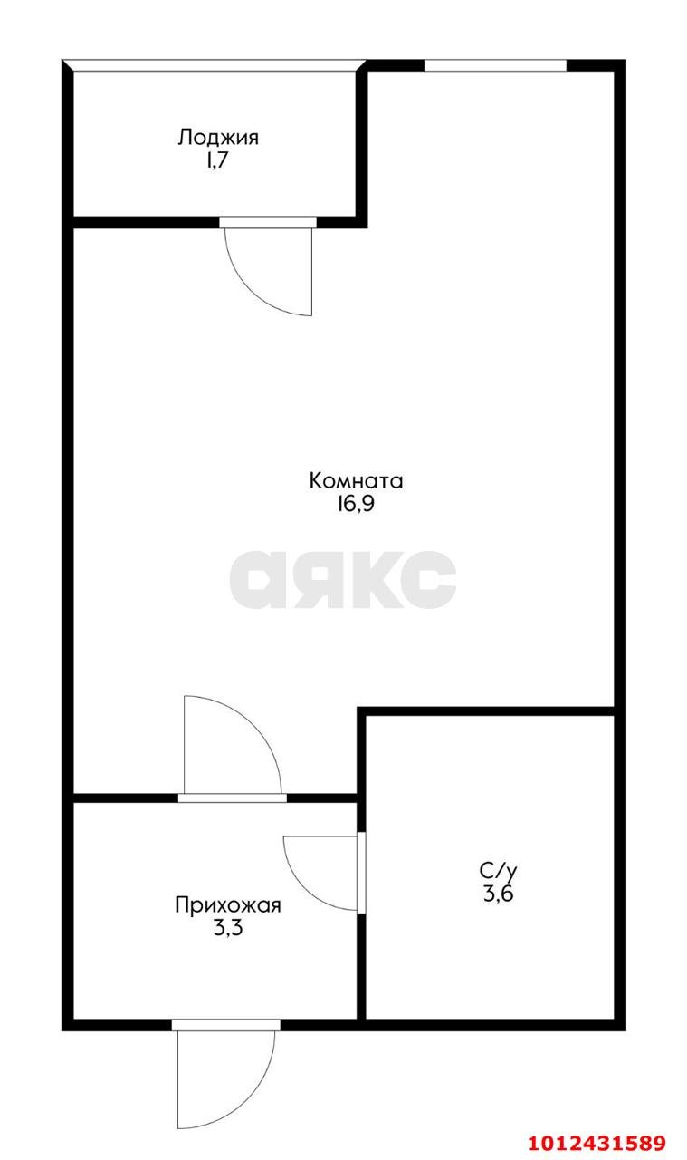 Фото №15: Студия 24 м² - Краснодар, Новознаменский, ул. Войсковая, 22к7