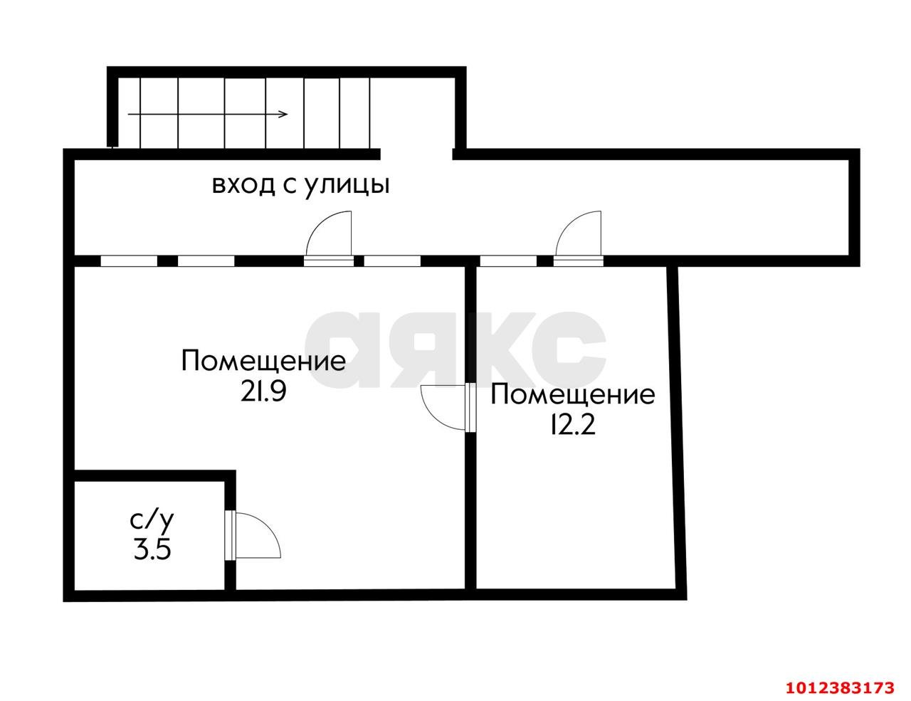 Фото №8: Торговое помещение 38 м² - Краснодар, жилой комплекс Калинино Парк, ул. имени В.М. Комарова, 21/1к6