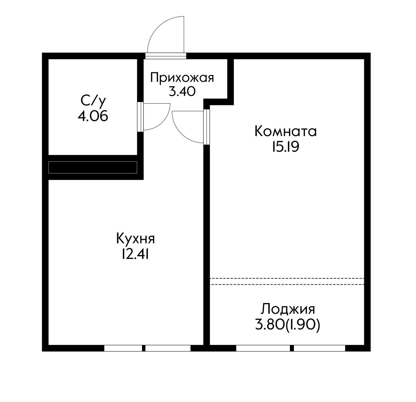 Фото №8: 1-комнатная квартира 38 м² - Краснодар, Центральный внутригородской округ, мкр. Черёмушки, ул. Обрывная, 132/1