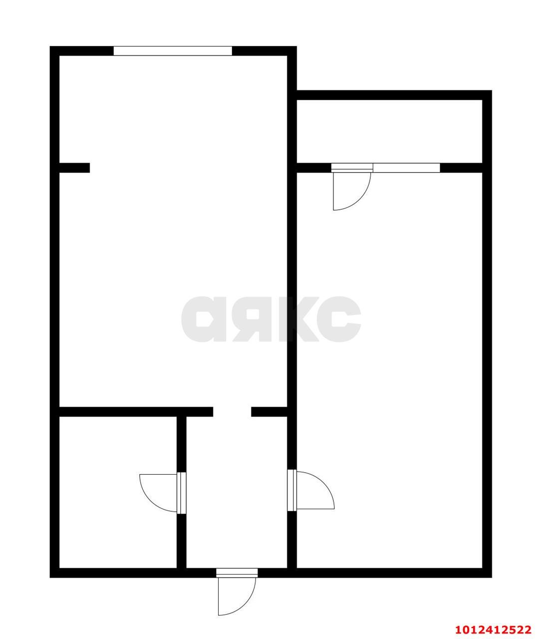 Фото №8: 1-комнатная квартира 47 м² - Краснодар, Черёмушки, ул. Селезнёва, 4/5