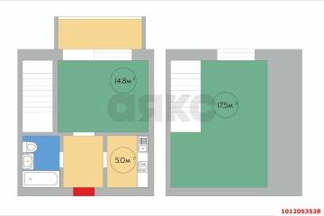 Фото №1: 1-комнатная квартира 32 м² - Краснодарский, мкр. Прикубанский внутригородской округ, ул. имени Федора Торнау, 21Д
