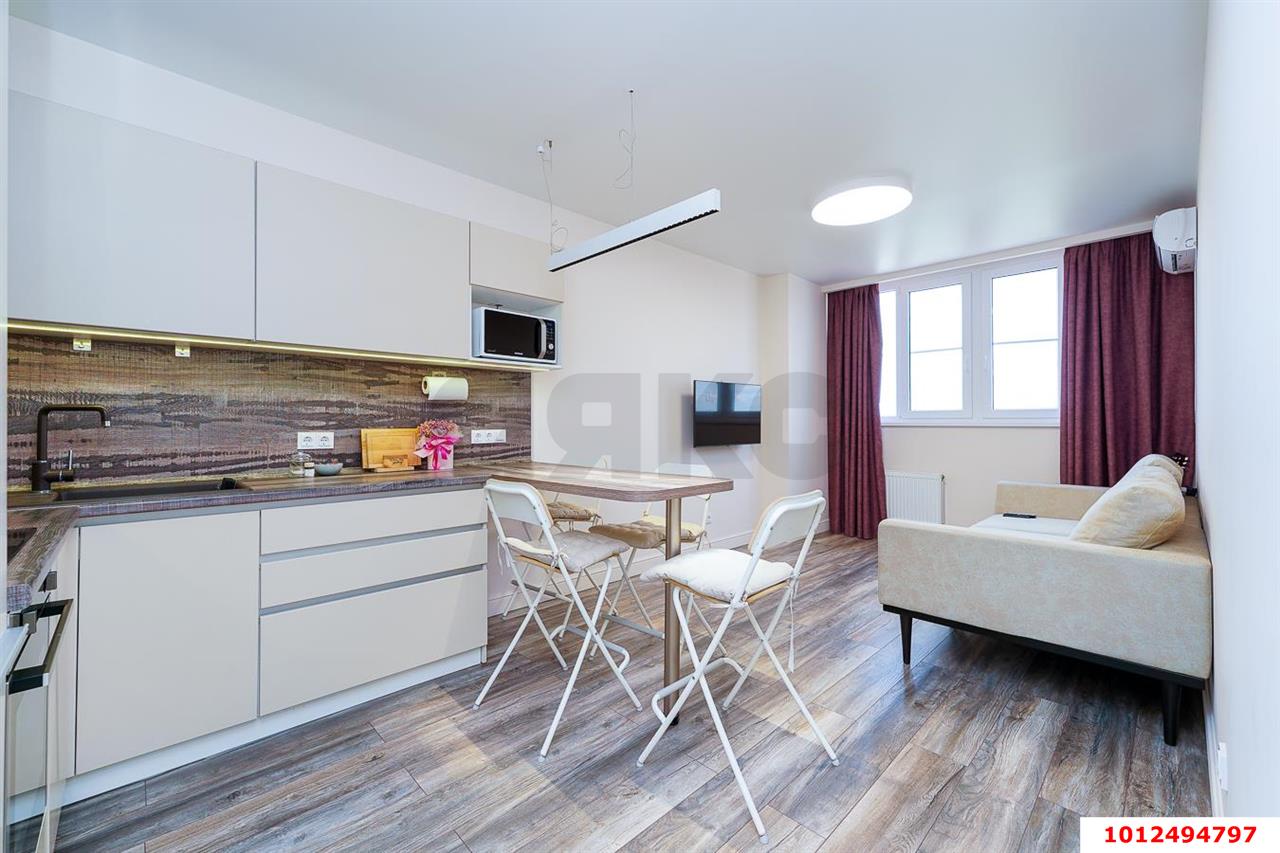 Фото №5: 1-комнатная квартира 38 м² - Краснодар, Карасунский внутригородской округ, Центральный внутригородской округ, Черёмушки, мкр. жилой комплекс Большая Таманская, ул. Таманская, 153к2