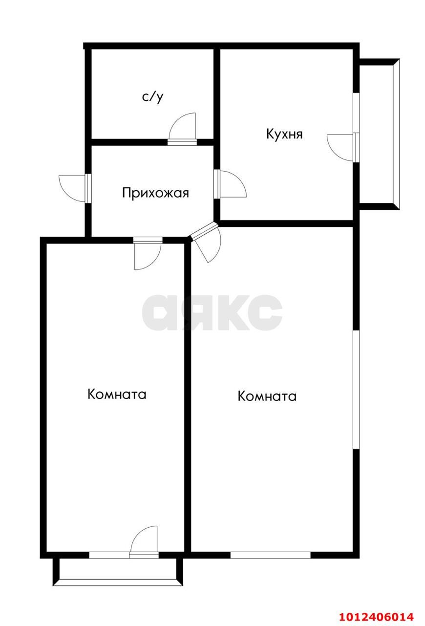Фото №12: 2-комнатная квартира 55 м² - Краснодар, Музыкальный, ул. имени С.С. Прокофьева, 7