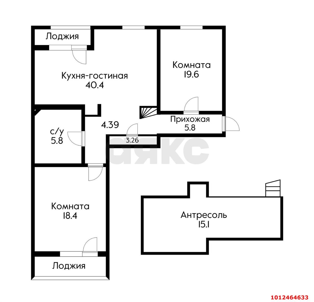 Фото №16: 3-комнатная квартира 96 м² - Краснодар, Восточно-Кругликовский, ул. Черкасская, 113