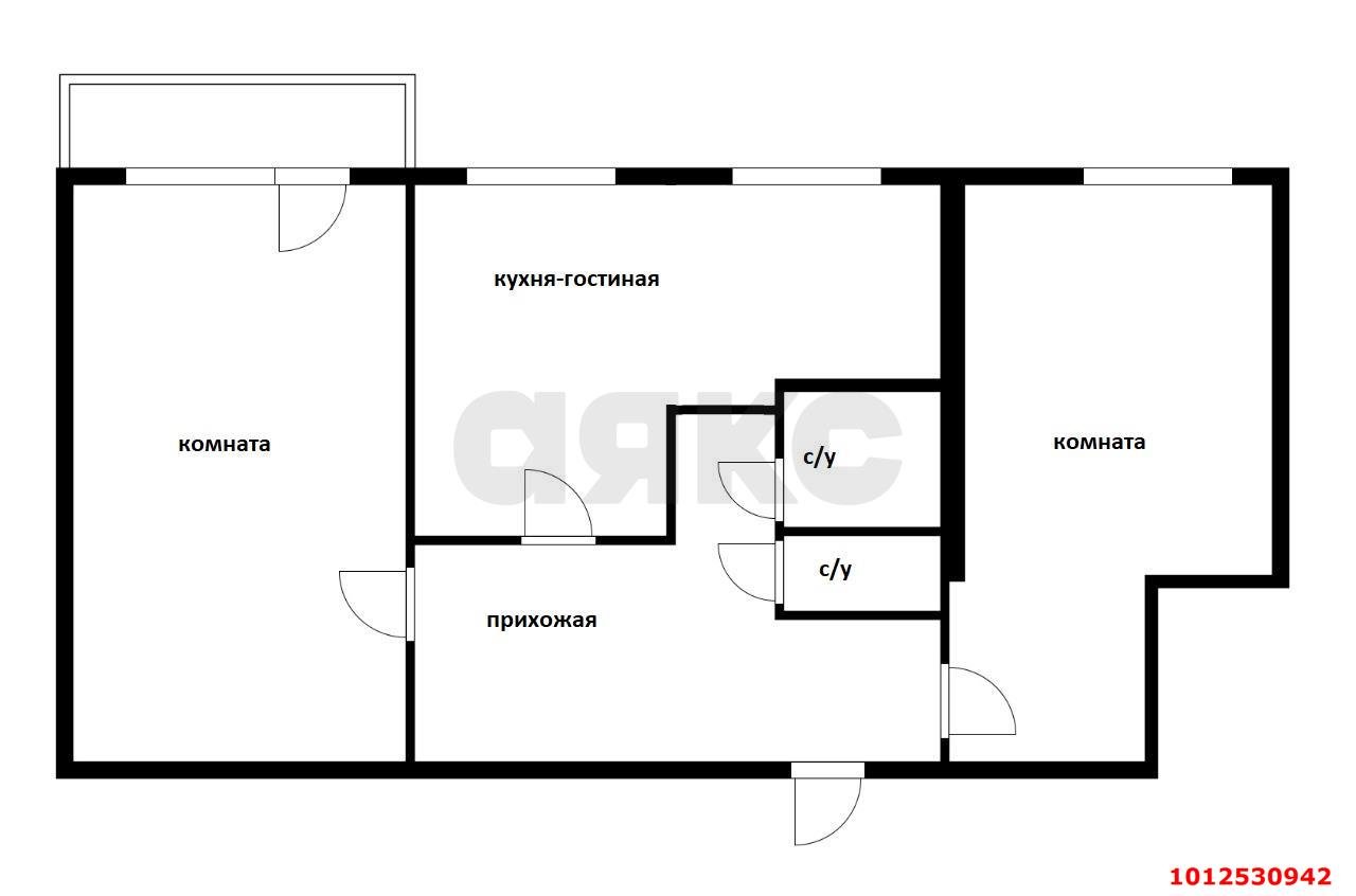 Фото №10: 3-комнатная квартира 60 м² - Краснодар, Школьный, ул. Восточно-Кругликовская, 13