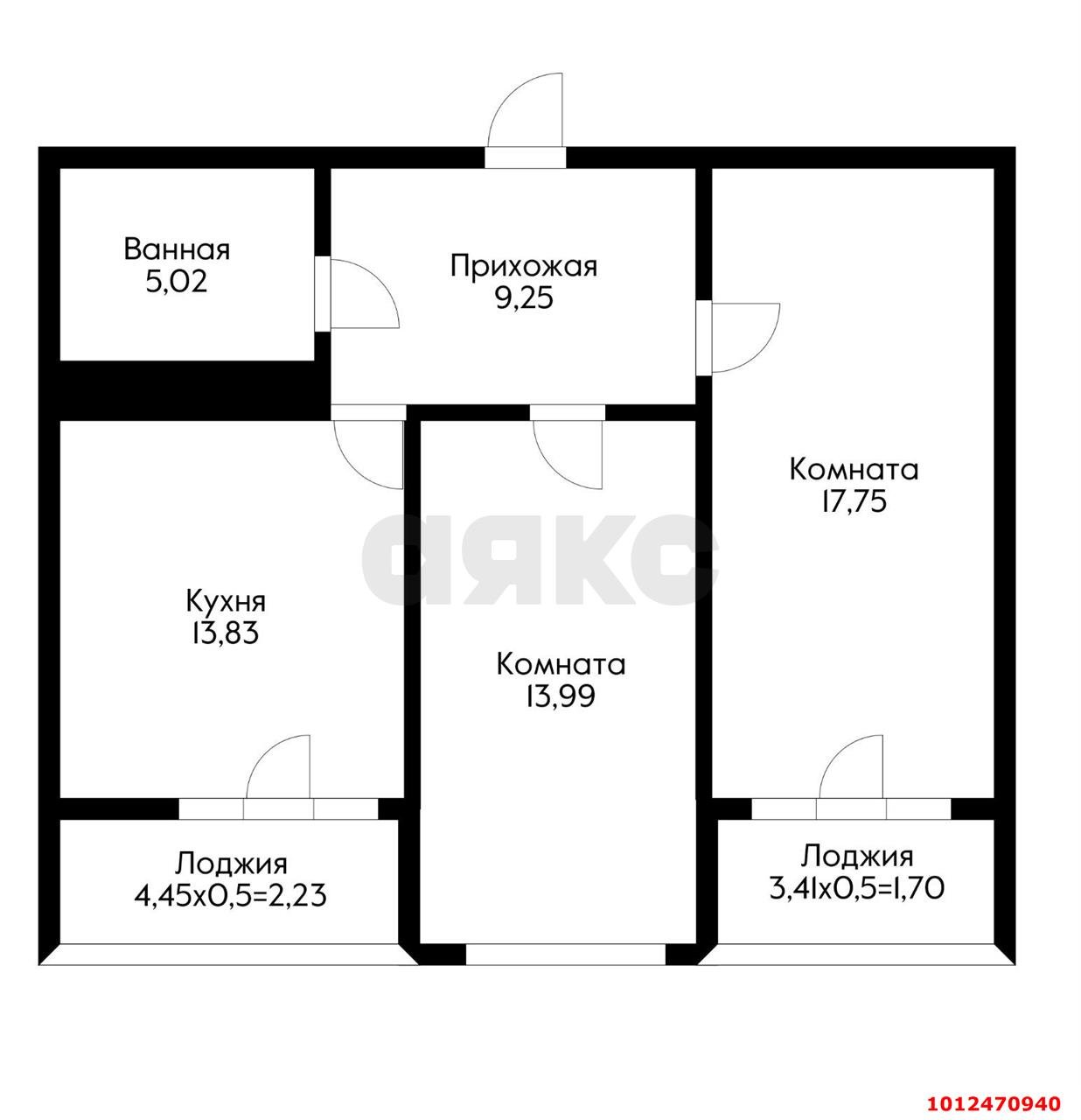 Фото №5: 2-комнатная квартира 63 м² - Краснодар, Школьный, ул. Школьная, 1