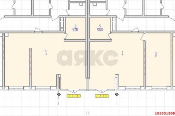 Фото №5: 2-комнатная квартира 54 м² - Краснодар, мкр. имени Петра Метальникова, ул. Петра Метальникова, 38