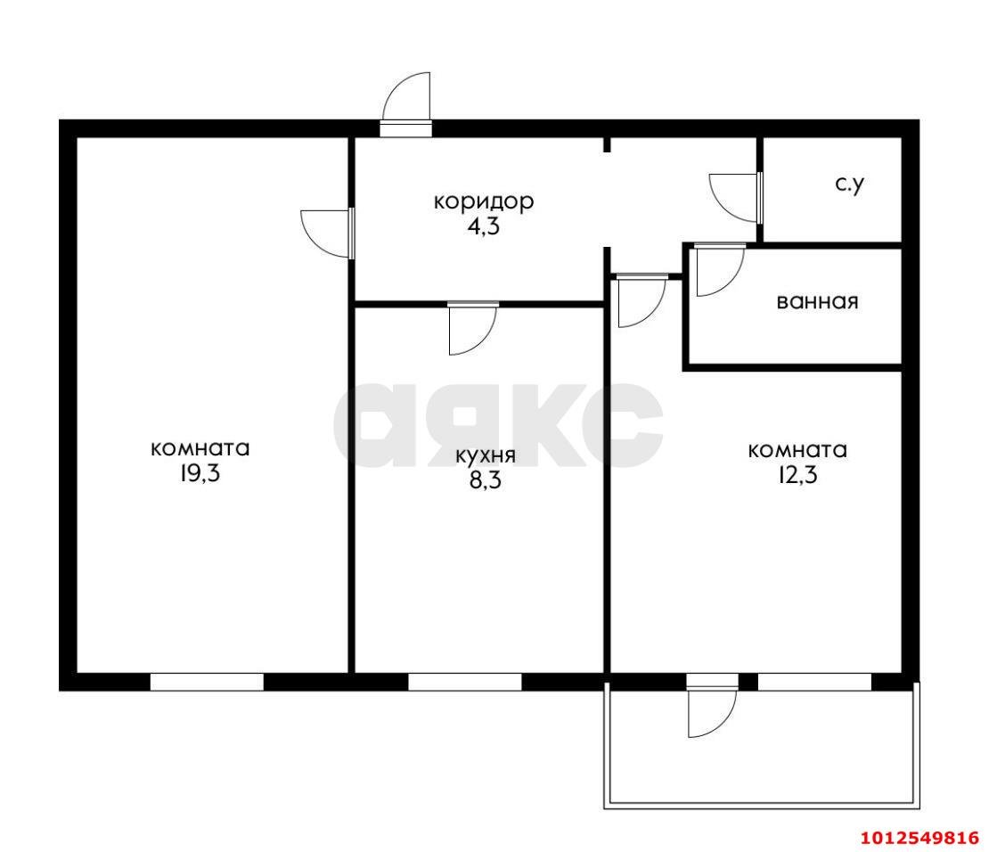 Фото №15: 2-комнатная квартира 55 м² - Краснодар, Гидростроителей, ул. Игнатова, 67