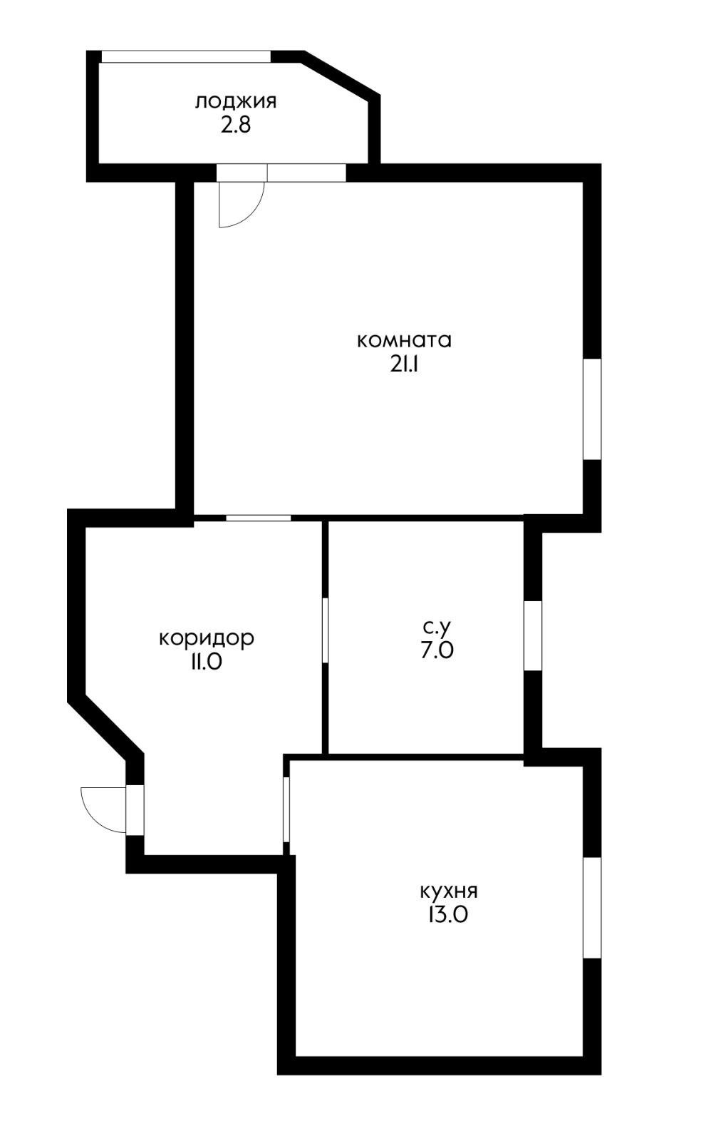 Фото №14: 1-комнатная квартира 54 м² - Краснодар, Прикубанский внутригородской округ, Калинино, мкр. Завод Радиоизмерительных Приборов, ул. 1 Мая, 570