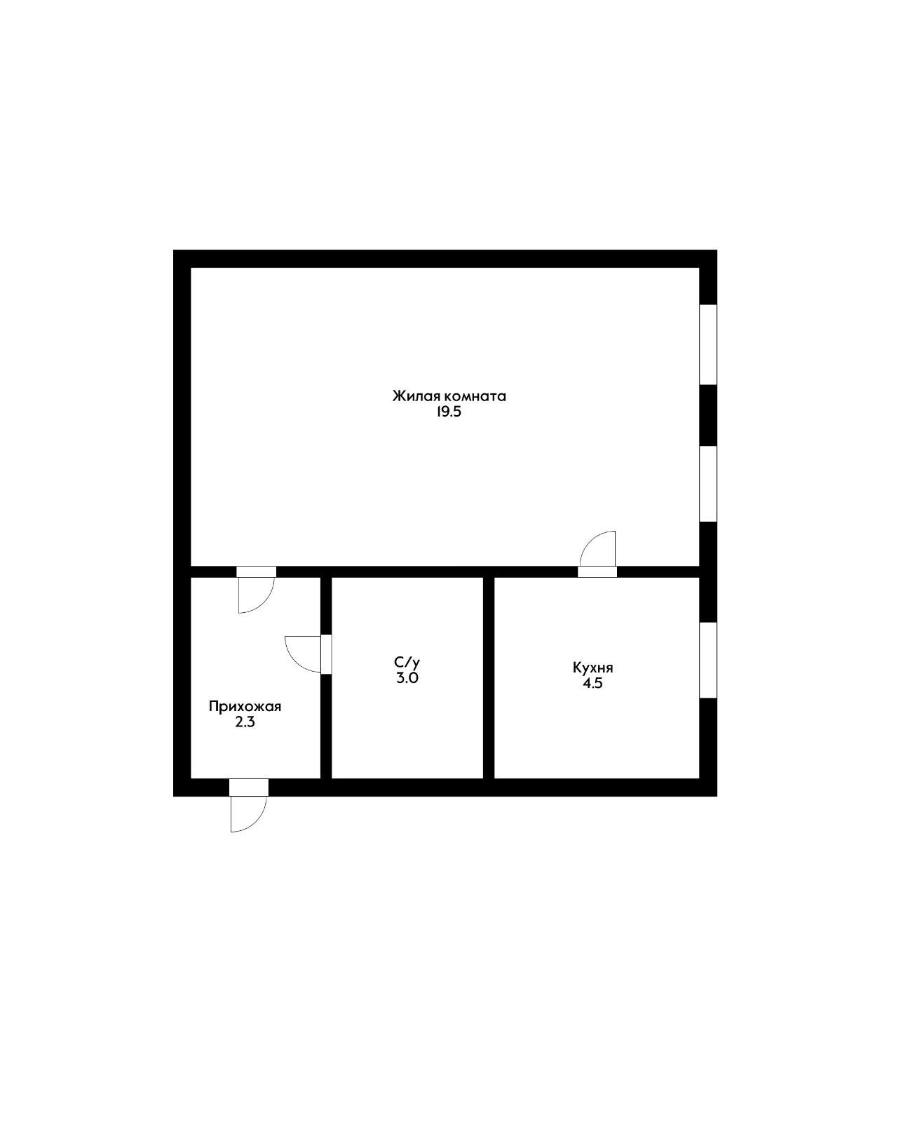 Фото №9: 1-комнатная квартира 29 м² - Краснодар, мкр. Западный внутригородской округ, ул. Клубная, 2