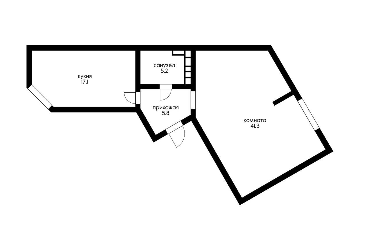 Фото №8: 2-комнатная квартира 69 м² - Краснодар, Западный внутригородской округ, жилой комплекс Новый Город, мкр. Юбилейный, ул. Генерала Шифрина, 1