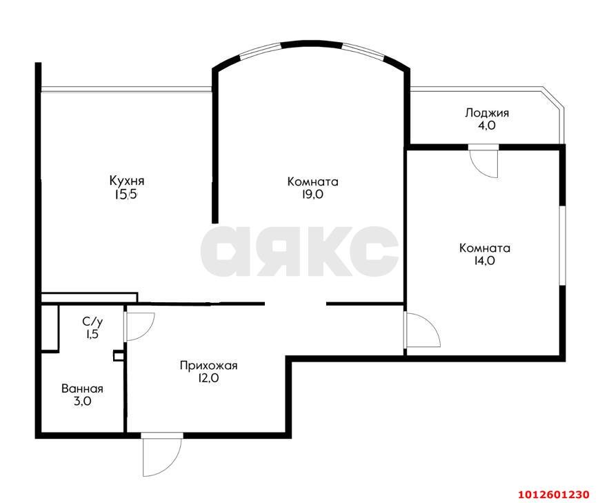 Фото №13: 2-комнатная квартира 69 м² - Краснодар, Фестивальный, ул. Фестивальная, 7