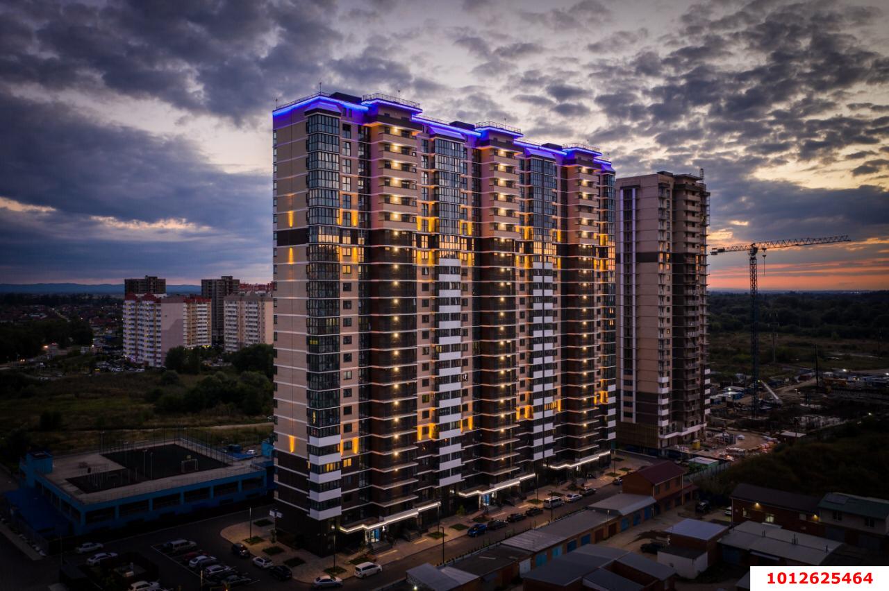 Фото №1: 1-комнатная квартира 47 м² - Краснодар, Карасунский внутригородской округ, Гидростроителей, мкр. жилой комплекс Стрижи, ул. Автолюбителей, 1Г
