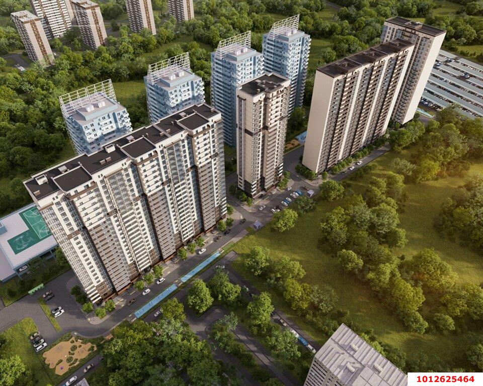 Фото №4: 1-комнатная квартира 47 м² - Краснодар, Карасунский внутригородской округ, Гидростроителей, мкр. жилой комплекс Стрижи, ул. Автолюбителей, 1Г