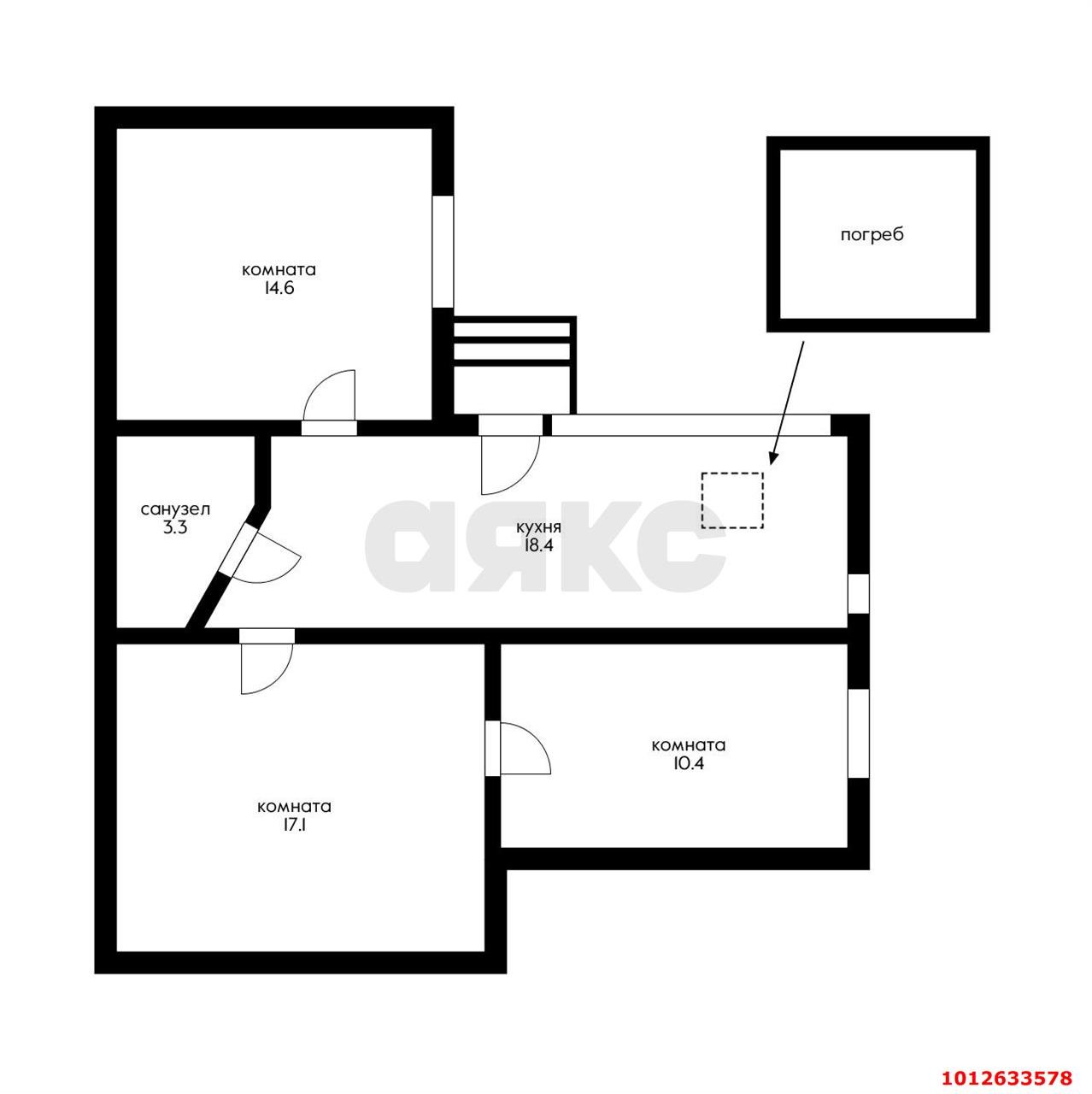 Фото №1: Дом 63 м² + 1 сот. - Краснодар, Центральный, ул. Чкалова, 22