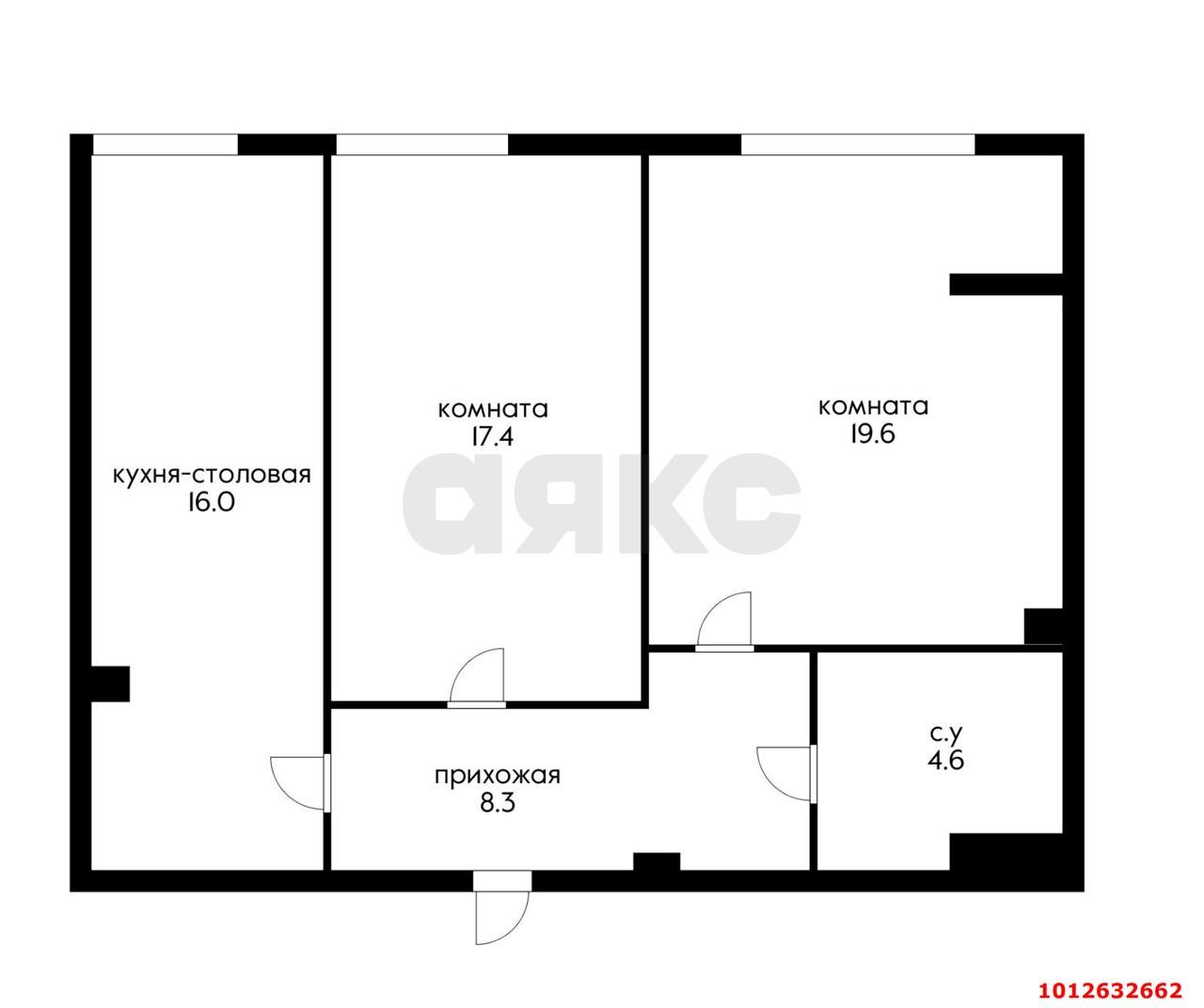 Фото №13: 2-комнатная квартира 65 м² - Краснодар, имени Петра Метальникова, ул. Московская, 158