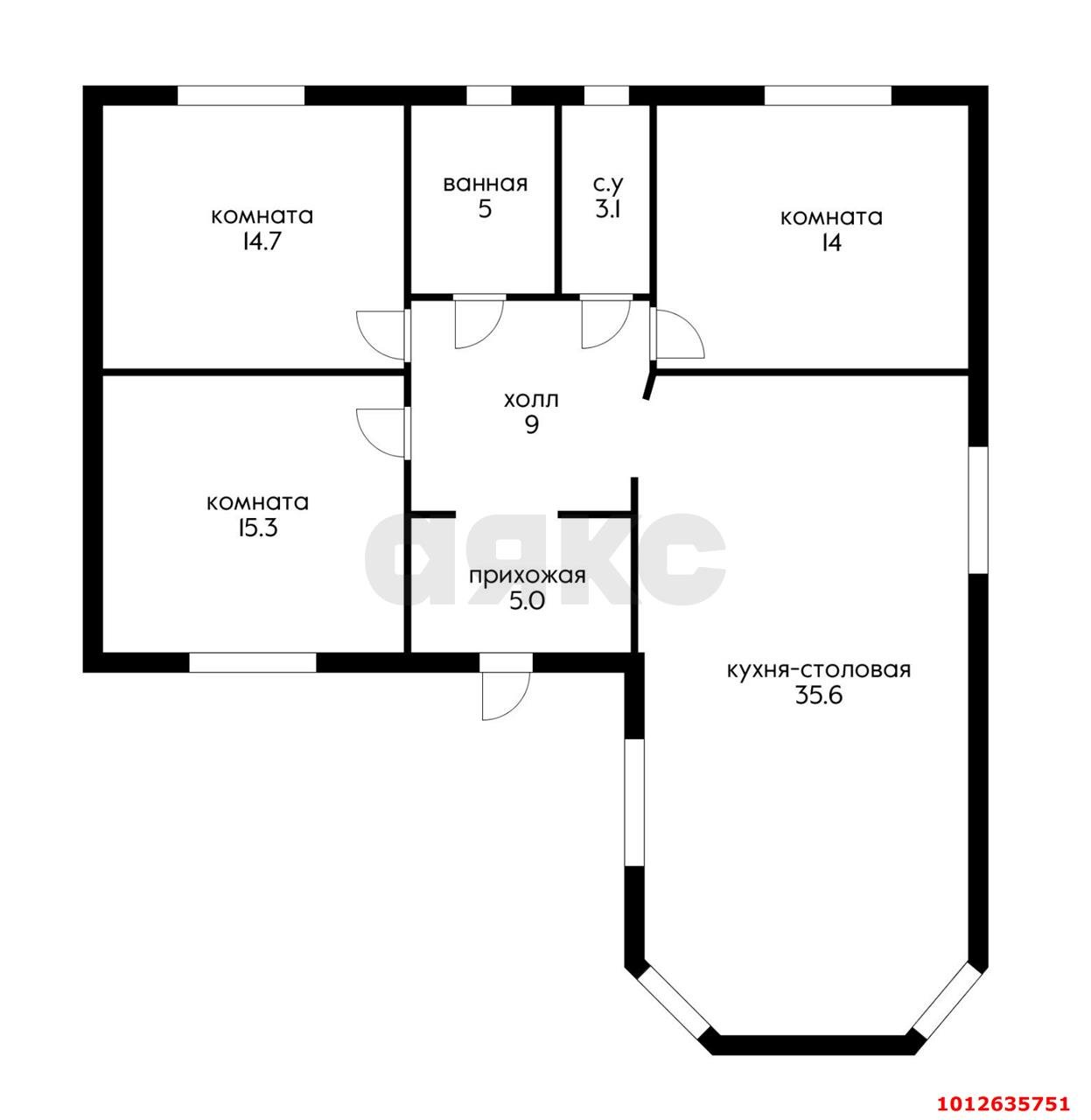 Фото №6: Дом 107 м² + 4.1 сот. - Дорожник, Прикубанский внутригородской округ, ул. Айвовая, 5