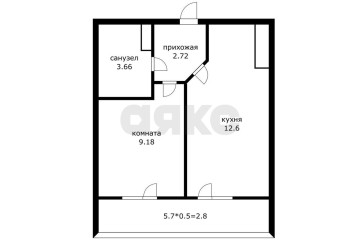 Фото №3: 1-комнатная квартира 28 м² - Краснодар, мкр. имени Петра Метальникова, ул. Петра Метальникова, 36