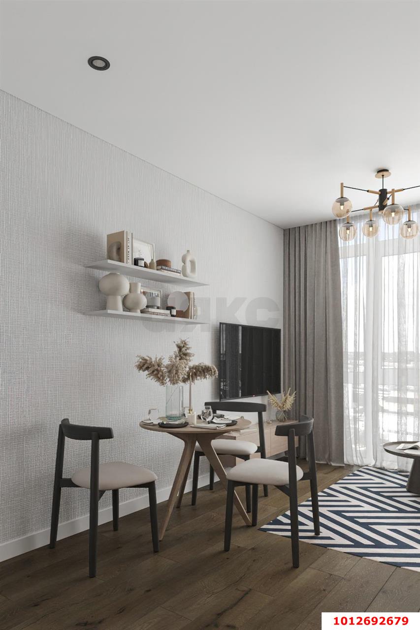 Фото №6: 1-комнатная квартира 37 м² - Краснодар, Центральный внутригородской округ, мкр. Черёмушки, ул. Обрывная, 132/1