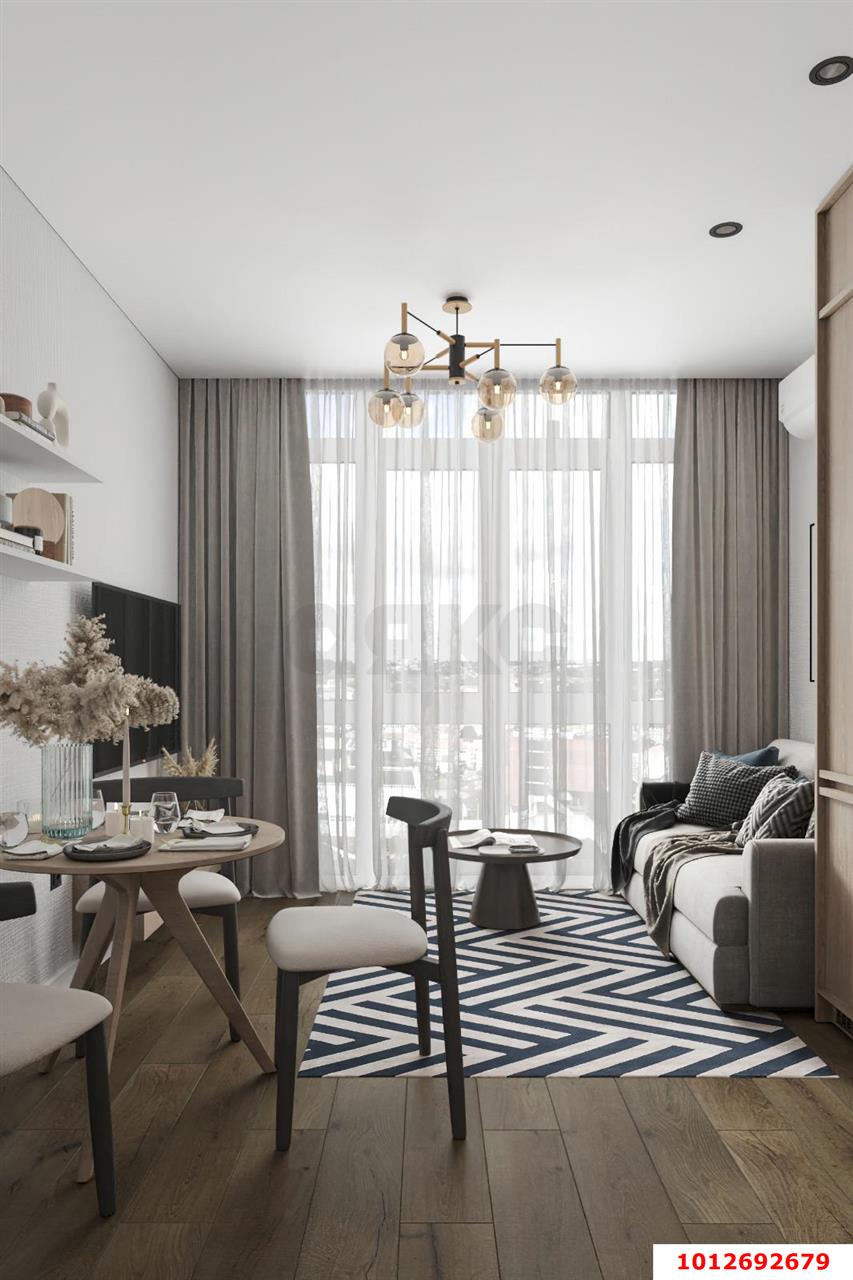 Фото №5: 1-комнатная квартира 37 м² - Краснодар, Черёмушки, ул. Обрывная, 132/1