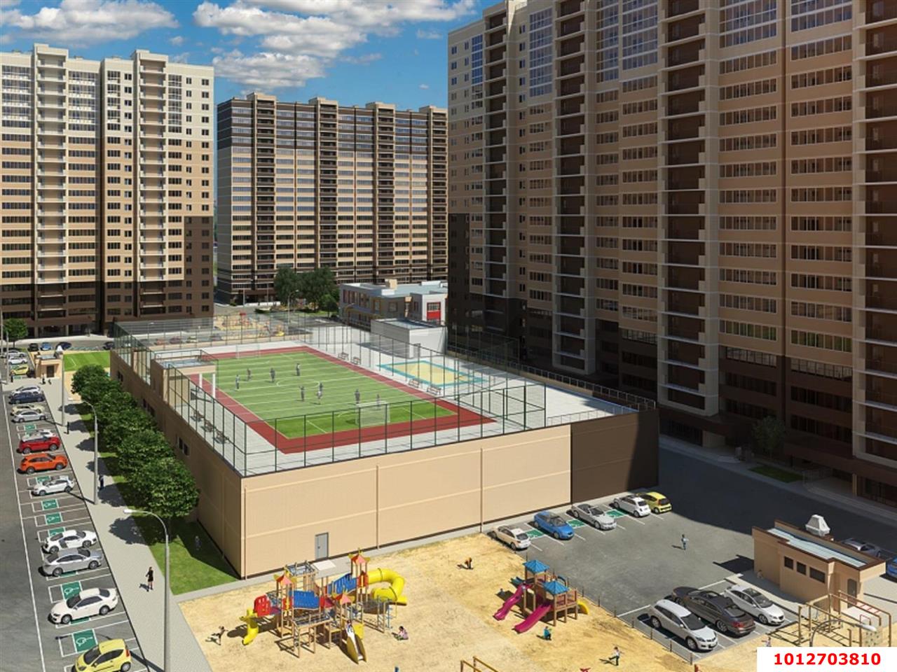 Фото №1: Торговое помещение 170 м² - Краснодар, жилой комплекс На Стахановской, ул. Стахановская, 1/5к4