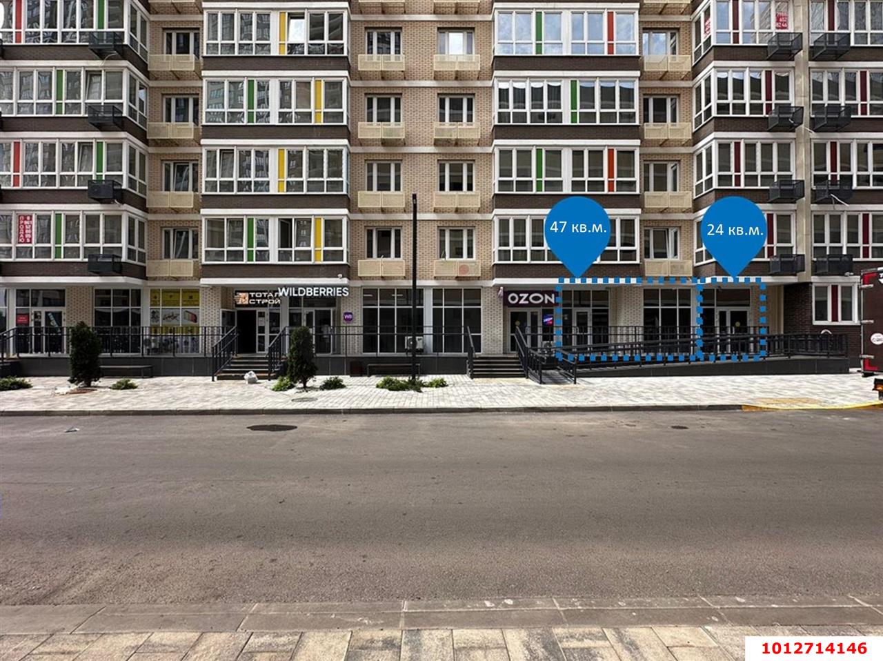 Фото №3: Торговое помещение 62 м² - Краснодар, жилой комплекс Абрикосово, ул. имени Героя Георгия Бочарникова, 4к2