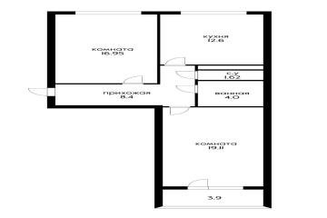 Фото №4: 2-комнатная квартира 65 м² - Краснодар, мкр. Карасунский внутригородской округ, ул. Магистральная, 11