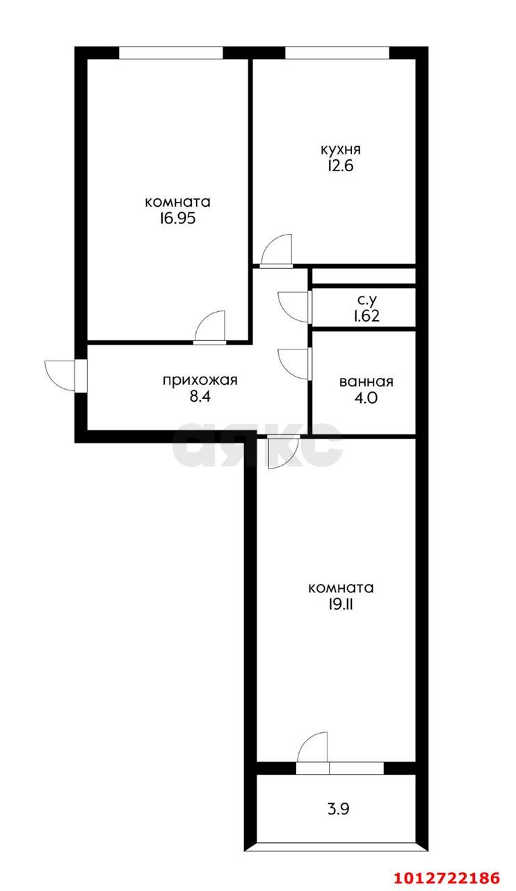 Фото №4: 2-комнатная квартира 65 м² - Краснодар, Камвольно-суконный Комбинат, мкр. Карасунский внутригородской округ, ул. Магистральная, 11