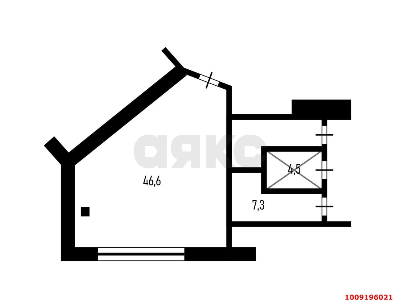 Фото №2: Офисное помещение 54 м² - Краснодар, Фестивальный, ул. имени Тургенева, 189/6
