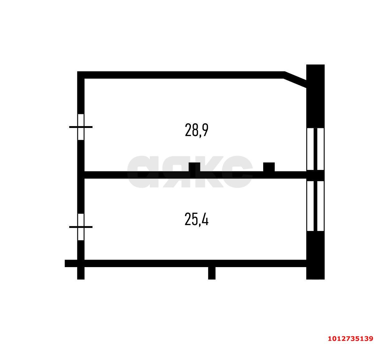 Фото №2: Офисное помещение 29 м² - Краснодар, Фестивальный, ул. имени Тургенева, 189/6