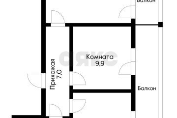 Фото №1: 2-комнатная квартира 46 м² - Новая Адыгея, мкр. жилой комплекс Виноград 2, ул. Бжегокайская, 25/1к16