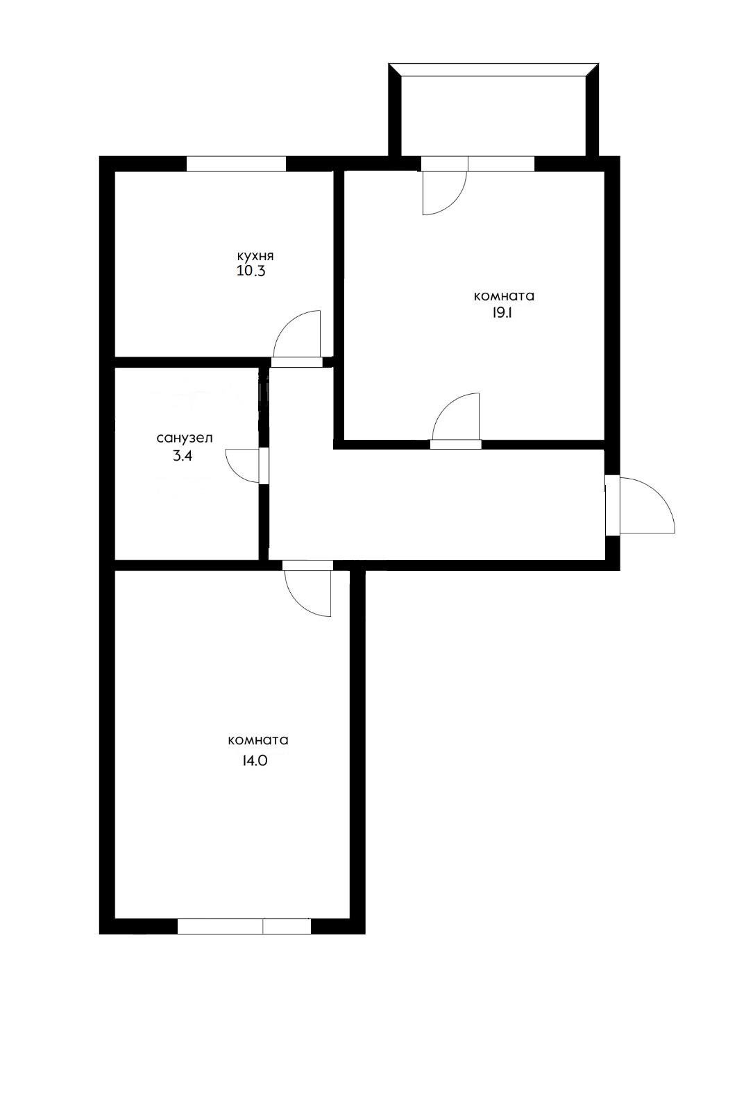 Фото №12: 2-комнатная квартира 54 м² - Краснодар, Центральный внутригородской округ, мкр. Центральный, ул. Янковского, 88