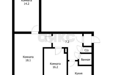 Фото №4: 3-комнатная квартира 59 м² - Краснодар, мкр. Центральный, ул. Коммунаров, 286