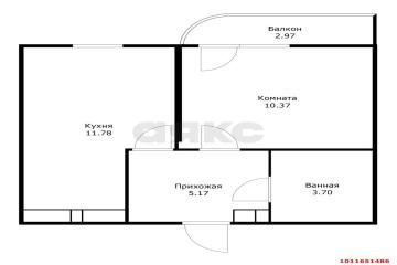 Фото №5: 1-комнатная квартира 31 м² - Краснодар, мкр. жилой комплекс Фонтаны, ул. Воронежская, 47/10