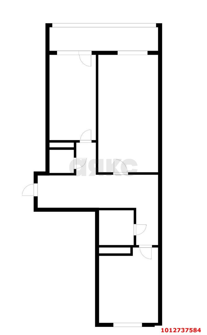 Фото №5: 2-комнатная квартира 68 м² - Краснодар, Почтовый, пр-кт имени писателя Знаменского, 9Б