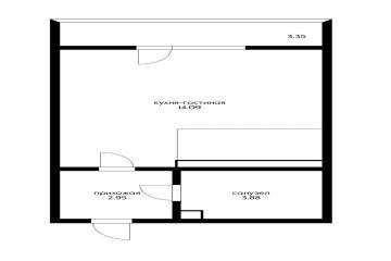 Фото №1: Студия 22 м² - Краснодар, мкр. жилой комплекс Мой Город, ул. Западный Обход, 39/1к7