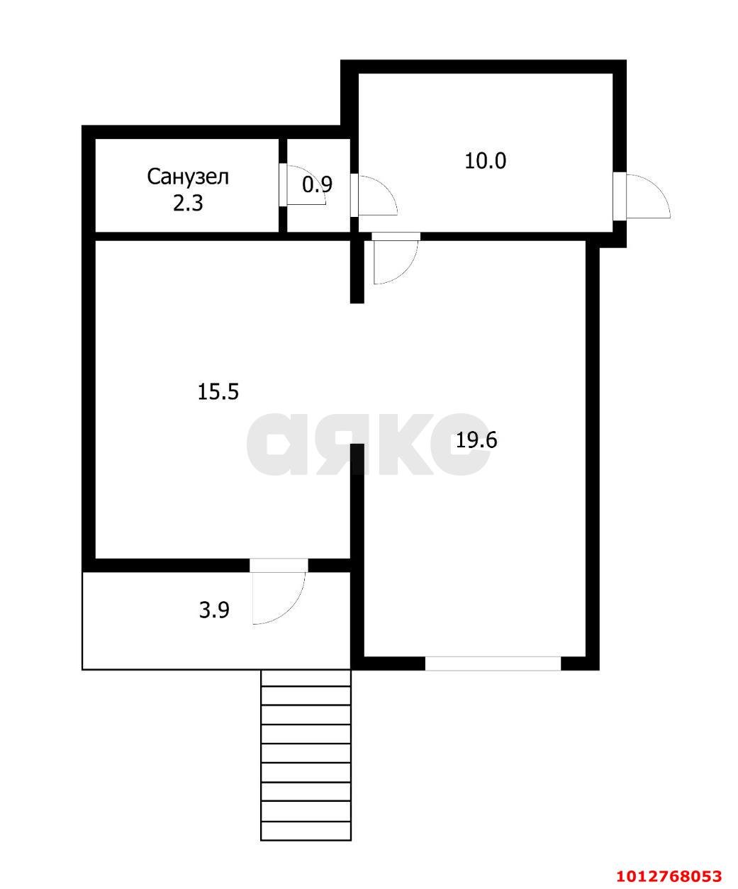 Фото №2: Торговое помещение 53 м² - Краснодар, Гидростроителей, ул. Парусная