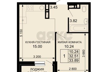 Фото №4: 1-комнатная квартира 33 м² - Краснодар, мкр. жилой комплекс Новые Сезоны, 