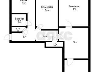 Фото №2: 4-комнатная квартира 60 м² - Краснодар, мкр. Московский, ул. Карякина, 18