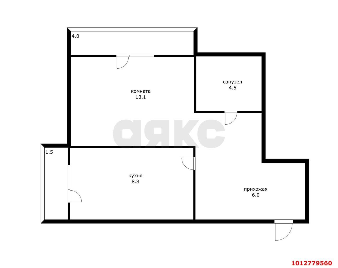 Фото №9: 1-комнатная квартира 35 м² - Краснодар, Калинино, ул. Российская, 271