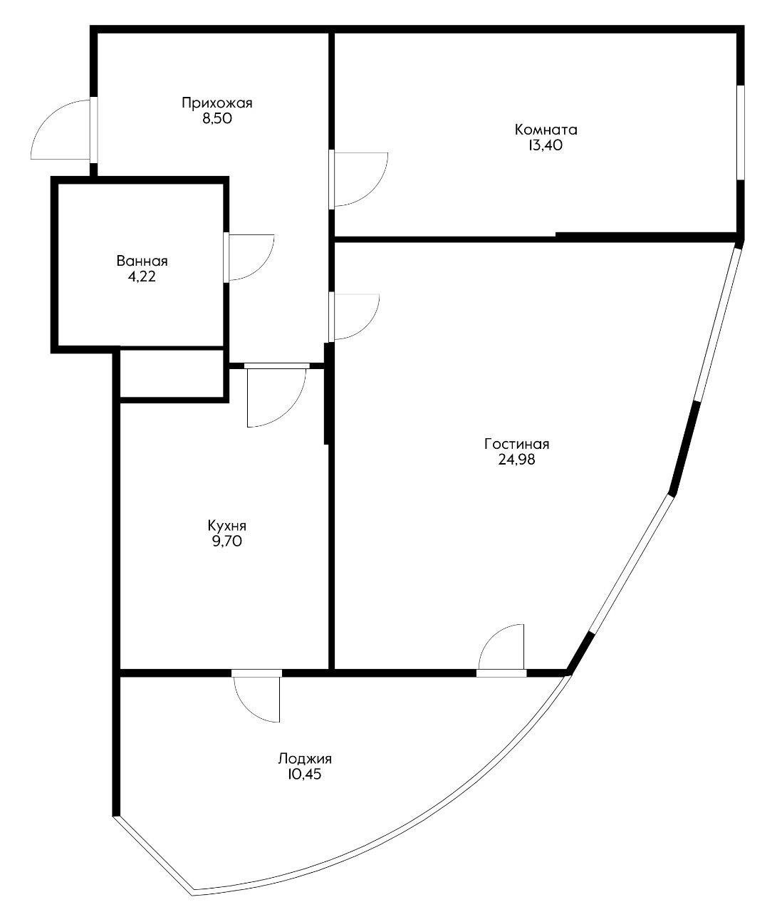 Фото №1: 2-комнатная квартира 65 м² - Краснодар, Прикубанский внутригородской округ, мкр. Образцово, ул. Штурвальная, 8