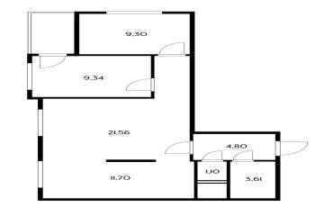 Фото №3: 2-комнатная квартира 63 м² - Краснодар, мкр. ЖК Губернский, 