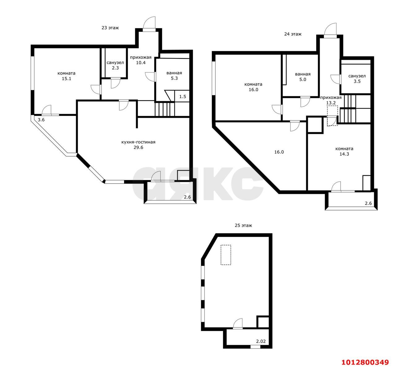 Фото №12: Пентхаус 164 м² - Краснодар, Западный внутригородской округ, мкр. Фестивальный, ул. Гаражная, 79/1